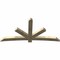 Ekena Millwork Alberta Rough Sawn Timber Gable Bracket, Douglas Fir, 96"W x 48"H x 4"D x 6"F, 12/12 Pitch GBW096X48X0406ALB00RDF - alternate 3